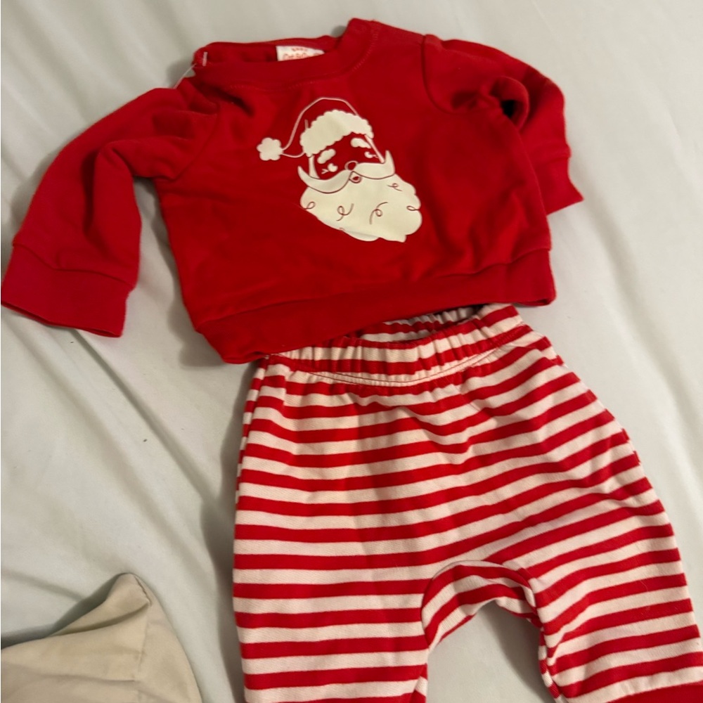 Cat & Jack Red Santa Pajama Set